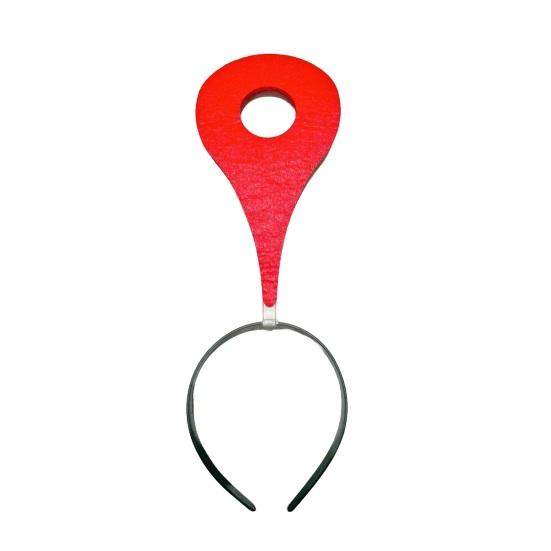 Женская повязка на голову, не выцветающая, головной убор, уникальный дизайн с символом, обруч для волос, реквизит для фотосъемки на маскарадах и фестивалях