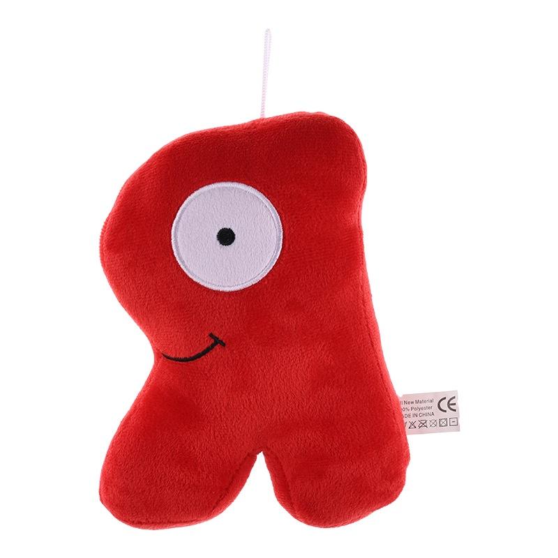 Плюшевая игрушка-подушка в виде русской буквы из Alphabet Lore для детей, мягкая и приятная на ощупь кукла-мягкая игрушка