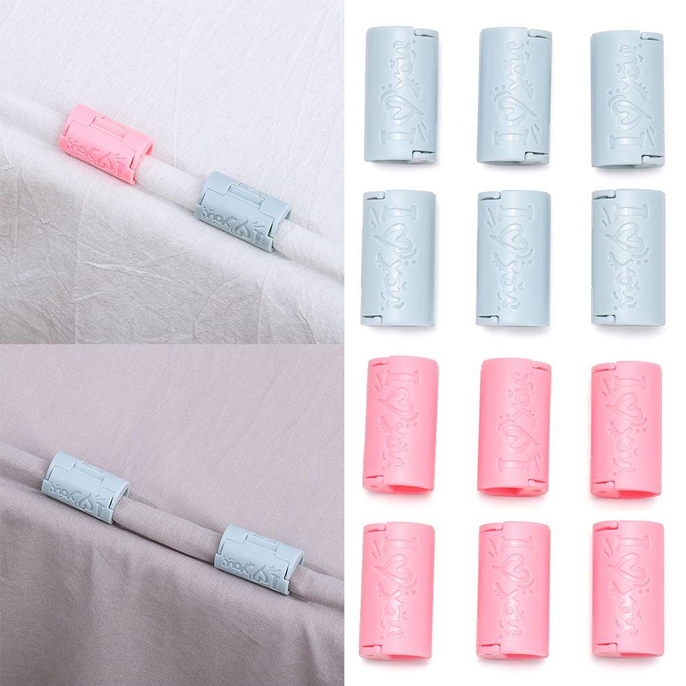 6PCS Non-slip Clamp Needle-free Bed Pegs Quilt Bed Cover Sheet Clips Sheet Holder