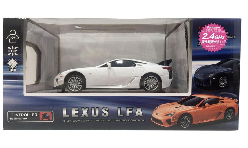 DOYUSHA 2,4 ГГц Масштаб 1:24 Lexus LFA Белый Электрическая Радиоуправляемая Модель №. 866-2423