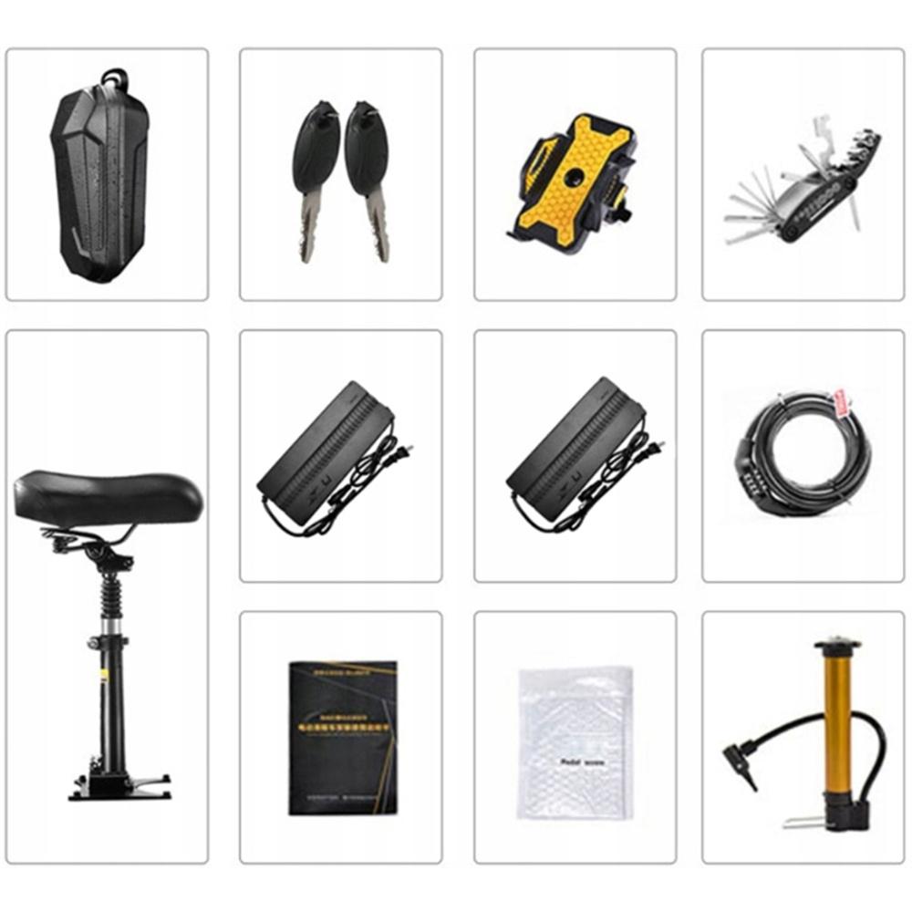 Электросамокат Cheevalry S10 10'' для взрослых 2*1600 Вт Двойной мотор Электросамокат с аккумулятором 52 В 33 Ач