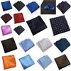 Men's Wedding Party Formal Dot Jacquard Pocket Square Handkerchief