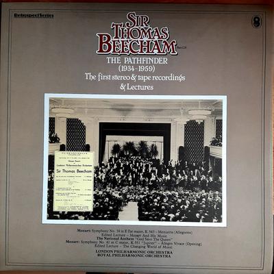 Виниловая пластинка Сэр Томас Бичем The Pathfinder 19341959 SH1008 World Records 1979 Великобритания Классика Б/У