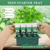 Подносы для рассады, подносы для проращивания растений с куполами и основаниями с вентиляцией для влажности, садовые принадлежности для выращивания в помещении