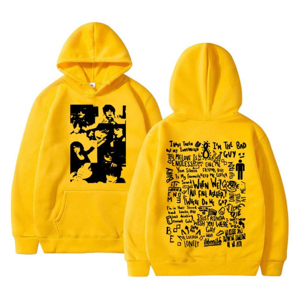 Когда все спят Независимо от того, куда мы идем, мы должны носить толстовки мужские модные свитшоты с графикой «двуликий»