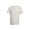 Adidas T Shirts Men's Beige Crew Neck Moderate Straight Fit HE4368