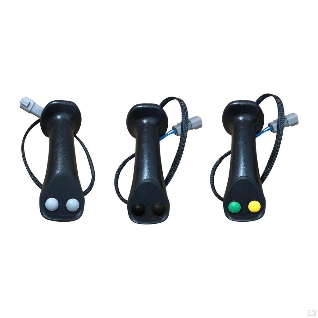 Excavator Control Lever with 2 Buttons, Easy to Mount And Comfortable, Ideal for Construction