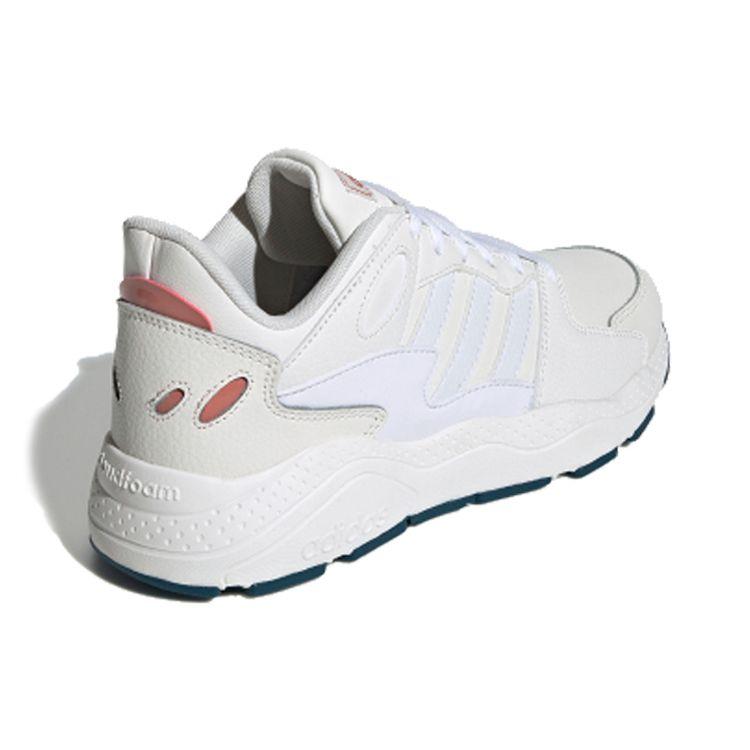 Adidas Neo Crazychaos Slip Resistant Lightweight Low Top Sports Casual Shoes Women Sneakers White EF1323