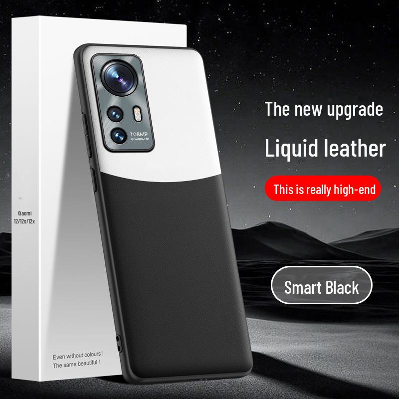 Чехол для телефона Xiaomi 12 Liquid Leather: Противопадающий, противообрастающий, цельный корабль.