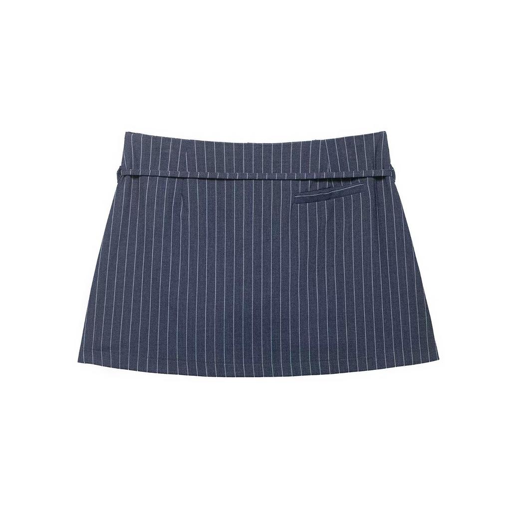 Women's High Waist Anti-Exposure Skirt Shorts: Stylish Versatile Belted Design
