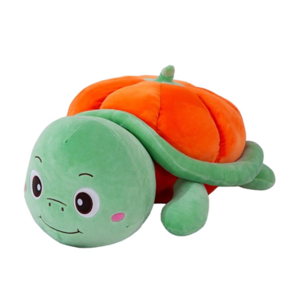 Fluffy Pumpkin Turtle Plush Toys Persimmon Turtle Animal Plush Doll Turtle Stuffed Doll  Car Decor