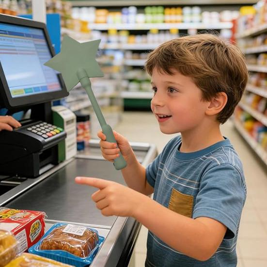 3D-печатная палочка Tap to Pay Смешная Звездная Волшебная Палочка Держатель для бесконтактной оплаты Кредитная карта-палочка Tap-to-Pay