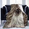 Printed Blanket Comfortable Soft Sofa Talk Blanket