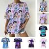 Модная мужская и женская футболка с мультяшным K-pop принтом «Охотники на демонов», футболка свободного кроя с коротким рукавом, летняя повседневная детская одежда