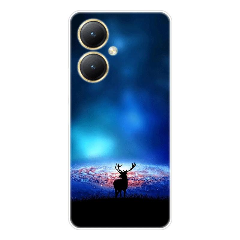 Для Vivo Y27 4G Y 27 5G чехол Мягкая силиконовая задняя крышка Чехол для телефона с рисунком из мультфильма Разнообразие