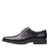 [Clarks] Деловая обувь, Кожаная обувь, На шнуровке, Легкая, Дышащая, Удобная, Tilden Plain, Натуральная кожа, Мужская, Черная кожа, 27,0 см