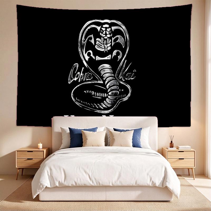 Cobra Kai (5) Custom Name Tapestry Wall Hanging Tapestry Wall Art Decor for Bedroom Living Room