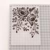 Flower Rose Branch Frame Plastic Embossing Folder for Scrapbooking DIY Photo Album Card Decor Art Template Plant Vine Rattan