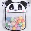 Baby Girl Cartoon Animal Shower Hanging Basket Cute Mesh Bag Bathroom Storage Organizer Holder for Kid Bath Water Toys Net Pouch