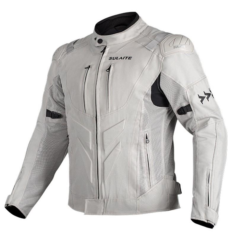 Summer Motorcycle Jacket Built In CE Protective Gear Riding Jacket Breathable Motorbike Motocross Jacket Riding Racing Suit