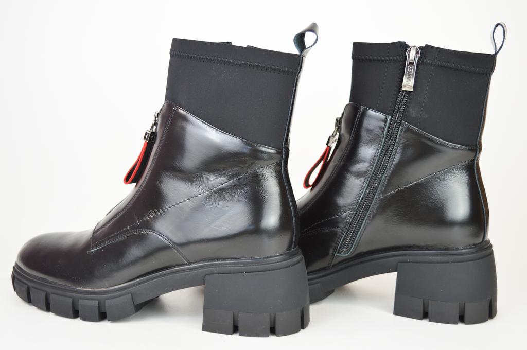 Boots Geronea 31218 36 Black Leather-oil Black Tsigayka