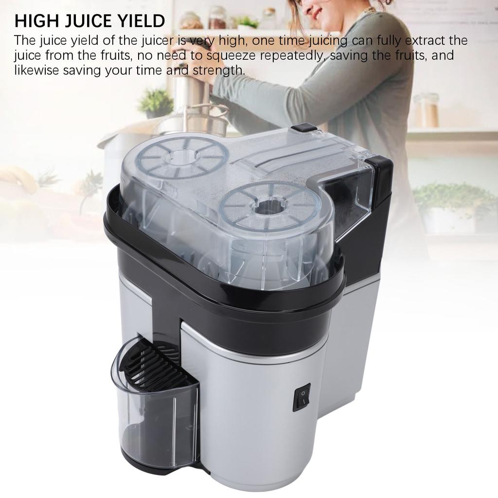 Электрическая соковыжималка для цитрусовых с двумя соковыжималками, высокоэффективная электрическая соковыжималка для цитрусовых