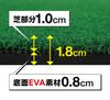 Large Golf 150cm X Golf Practice Mat with Two Rubber Tees for Swing Practice Mat, 100cm,
