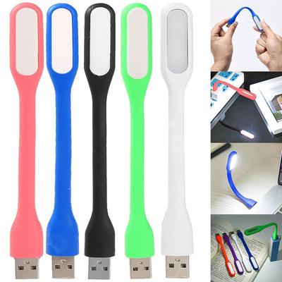 USB лампа для чтения Mini USB LED гибкий фонарик настольная лампа для ноутбука Power Bank
