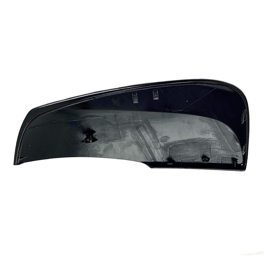 1x Накладка корпуса бокового зеркала заднего вида с левой стороны для Toyota RAV4 2019-2023 Глянцевый черный