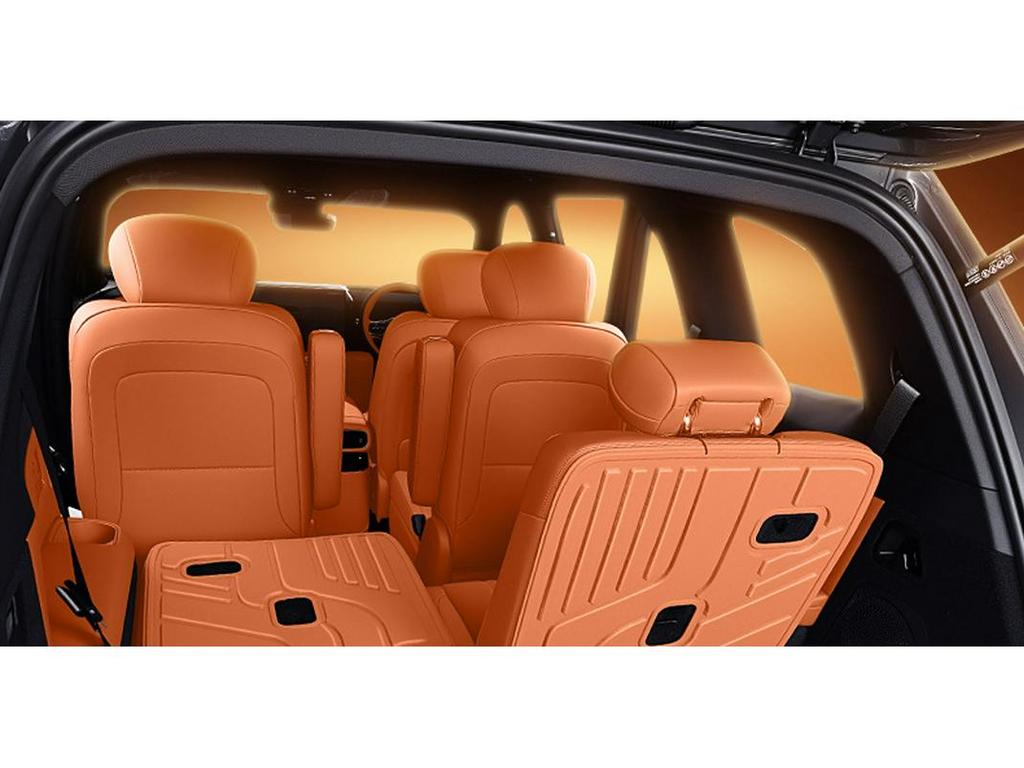 Индивидуальный коврик в багажник из ТПЭ для Geely Galaxy M9 (шестиместный) - Аксессуар для модификации заднего отсека автомобиля