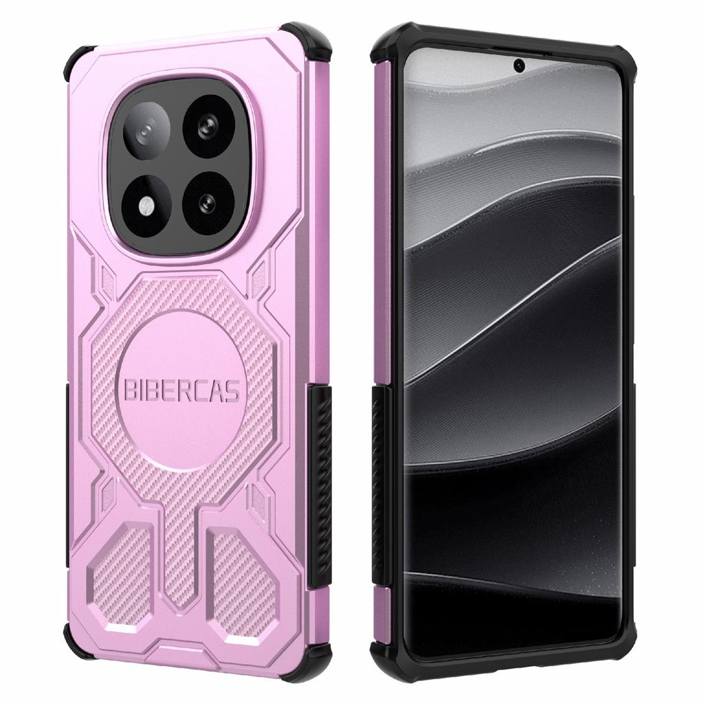 BIBERCAS J-16 Series For Xiaomi Redmi Note 14 Pro+ 5G Case Compatible with MagSafe Anti Drop TPU+PC Phone Cover