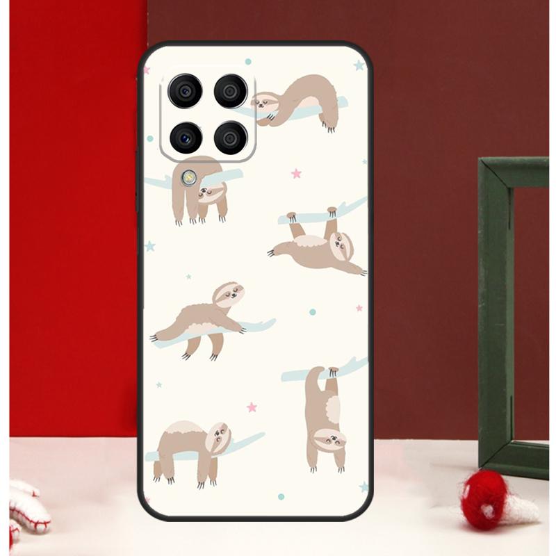 Забавный Милый Чехол Со Ленивцами Для Samsung Galaxy M54 M34 M14 M35 M56 M12 M06 M32 M52 M55 M15 M11 M13 M16 M36 M31 M53