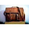 New Brown Vintage Briefcase Satchel Soft Leather Laptop Messenger Shoulder Bag