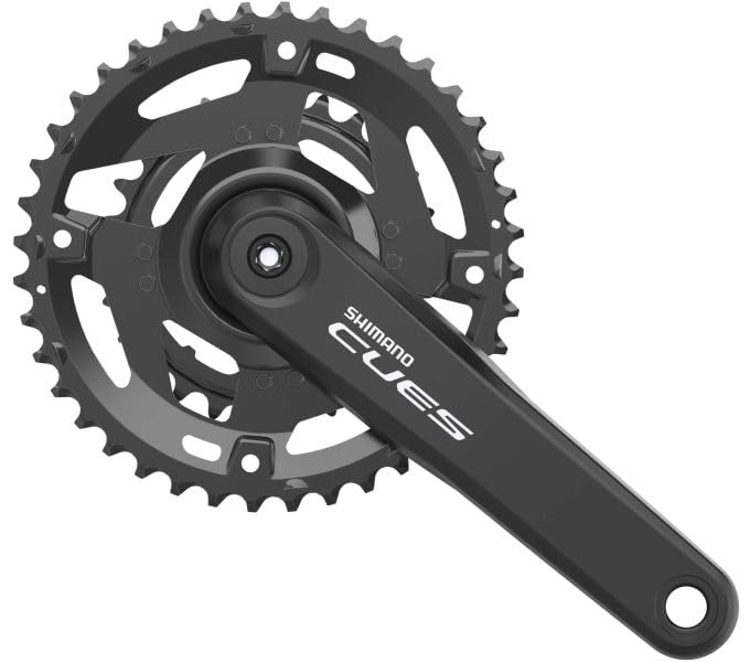 SHIMANO Передняя звездочка CUES без защиты цепи, шатун EFCU40102CX06X FC-U4010-2, длина/170 мм, 40/26T, 9/10/11S