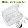 Sterilizer Tray Box Sterilizing Clean Nail Art Salon For Manicure Tools Implement Nail Metal Tools Alcohol Disinfection Box