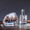 Crystal Pen Holder: Graduation, Teacher, Business Opening, and School Anniversary Gift