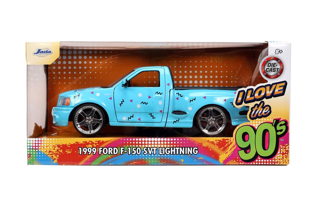 JADA TOYS Я ЛЮБЛЮ 1990-е 1999 FORD SVT LIGHTNING Литая модель автомобиля 124 F-150