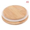 Reusable Bamboo Lids Non Leakage Jar Canning Caps Portable Wooden Covers  Drinking Jar Supplies