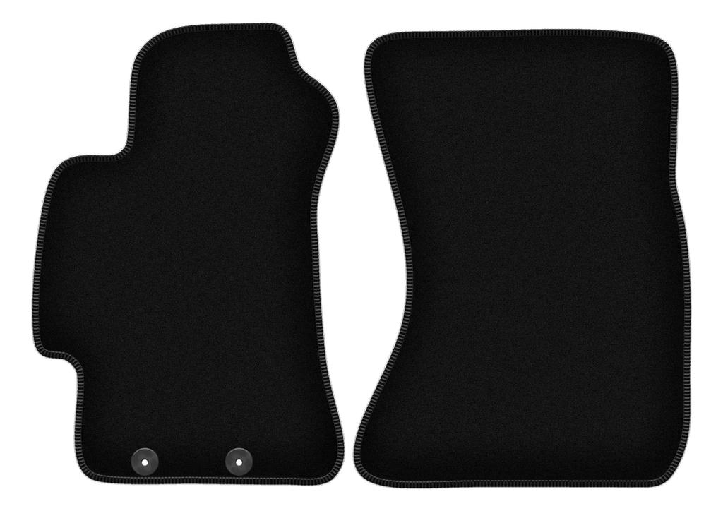 BASIC front velour floor mats for: Subaru Outback III station wagon, sedan (2003-2009)