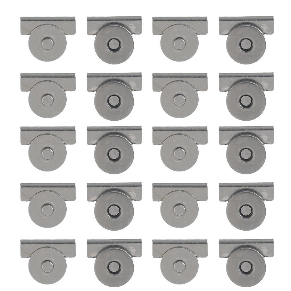 20 шт. Бесшовные металлические магнитные застежки Не требуется шитье Зажим для кармана сумки Застежка для кошелька DIY Детали и аксессуары для крафтовых сумок