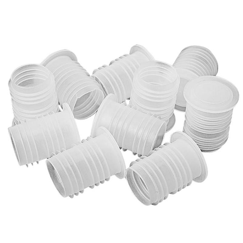 Plastic Bottle Cap Red Wine Cork Inside Plug Transparent Threaded Nut Hole Dust-Proof Plug