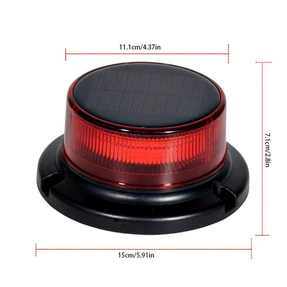 Waterproof Rechargeable Warning Flashlight Durable Off-Road Warning Lamp Safety Lighting