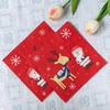 20pcs/Pac 33*33cm 2-Ply Disposable Party Napkin Christmas Pattern