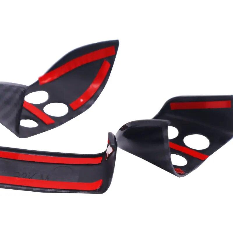 3pcs Car-styling ABS Carbon Fiber Texture Interior Steering Wheel Panel Cover Trim For VW Golf 5 MK5 Passat B6 Jetta MK5 Tiguan