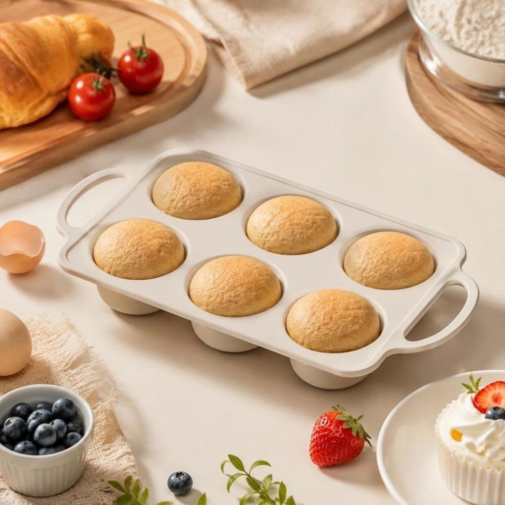 High Temperature Resistant Baking Molds 12-Cavity Easy Release Molds Silicone Cake Molds  Oven Use