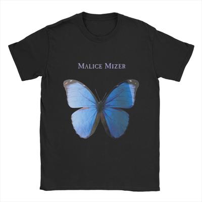 Новинка Malice Mizer Футболка Мужская С круглым вырезом Футболки из чистого хлопка Японская рок-группа Футболки с коротким рукавом Одежда в подарок на день рождения