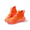 Li Ning SONIC 8 Высокие нескользящие износостойкие баскетбольные кроссовки Мужские Морковно-оранжевые ABAQ025-5