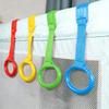2/3/4Pcs Baby Hand Pull Rings Cribs Playpens Balance Training Ring Infant Stand Hooks Bed Hanging Pendant Household Baby Safety