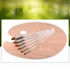 Oval Wood Palette 30*40 Wood Color Oil Painting Palette Wooden Palette Palette