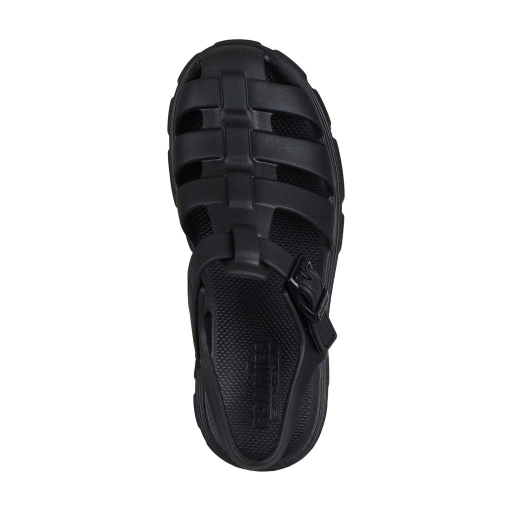 Skechers Foamies Удобные Модные Трендовые Римские Сандалии Женские Сандалии Черные 111617-BBK